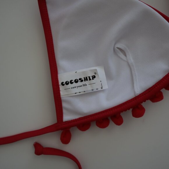 Cocoship Festival Triangle Bralette Bikini Top | 6 - Picture 2 of 6